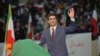رضا پهلوی در دهمین سالگرد انقلاب سال ۱۳۵۷