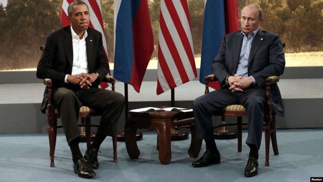 Встреча Обамы и Путина на саммите G8,17 июня 2013 года