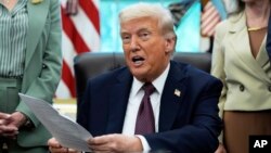 Американскиот претседател Доналд Трамп