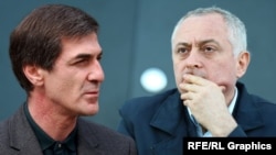 Константин Пилия и Бадра Гунба (коллаж)