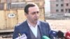 Armenia -- Abovian Mayor Vahagn Gevorgian speaks to reporters, March 5, 2020.