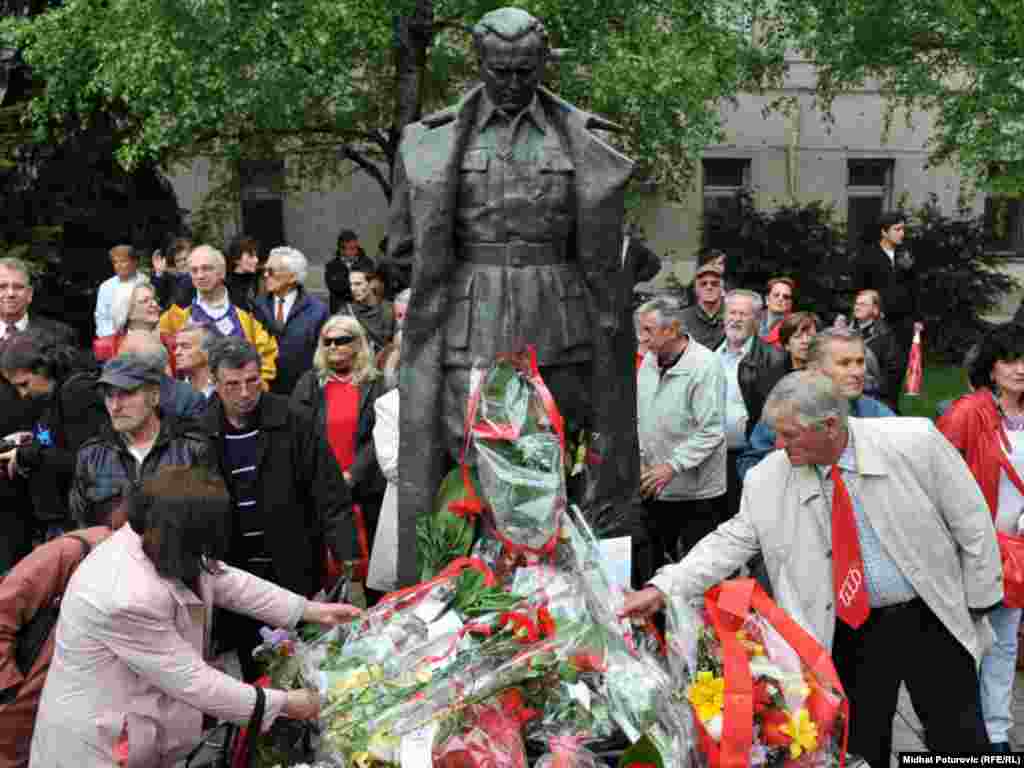 Obilježavanje 31. godišnjice smrti Josipa Broza Tita, Sarajevo, 4. maj 2011, FOTO: Midhat Poturović