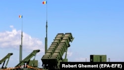 Fotografi ilustruese: Një sistem raketor Patriot, i vendosur në Rumani.
