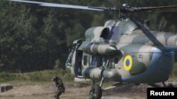 Украински воен хеликоптер Ми-8 