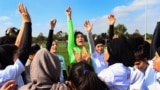 شماری از فوتبالران زن افغان 