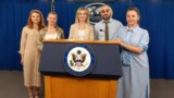 RFE/RL's Havel Fellows visit the U.S Department of State Foreign Press Center.