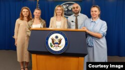 RFE/RL's Havel Fellows visit the U.S Department of State Foreign Press Center.