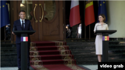 Еммаюель Макрон у Кишиневі зустрівся з президенткою Молдови Майєю Санду