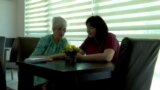 Mother and daughter, refugees from Ukraine, lives in a hotel in Sarajevo