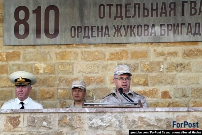 Генерал-майор Дмитро Пятунін у Козачій бухті, 1 червня 2022 року