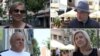 People from Kosovo in North Mitrovica give an interview for RFE/RL