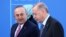 Турският външен министър Мевлют Чавушоглу и президентът Реджеп Тайип Ердоган на срещата на върха на НАТО в Мадрид.