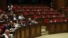 Armenian - Pro-government deputies attend a session of parliament boycotted by their opposition colleagues, Yerevan, July 1, 2022.