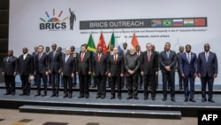 Initially comprising Brazil, Russia, India, China, and South Africa, the BRICS group was set up to bring together important developing countries. (file photo)