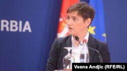 Predsednika Skupštine Srbije Ana Brnabić i bivša premijerka Srbije, jun 2022. 