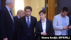 Premijeri Crne Gore i Srbije Dritan Abazović i Ana Brnabić u Beogradu