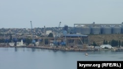 За прв пат по долго време, нема бродови на терминалот за жито во Севастопол, 10 јули 2022 година