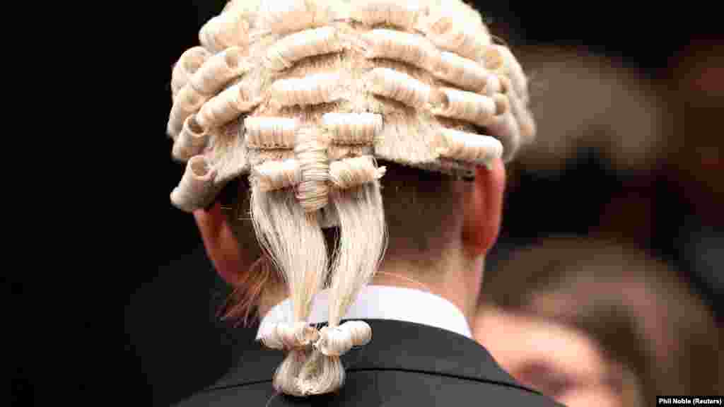 Prizor sa štrajka advokata ispred suda u Mančesteru, Velika Britanija, 27. juni 2022.