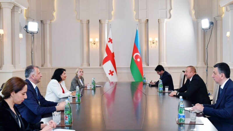 Саломе Зурабишвили провела встречу с Ильхамом Алиевым в Баку