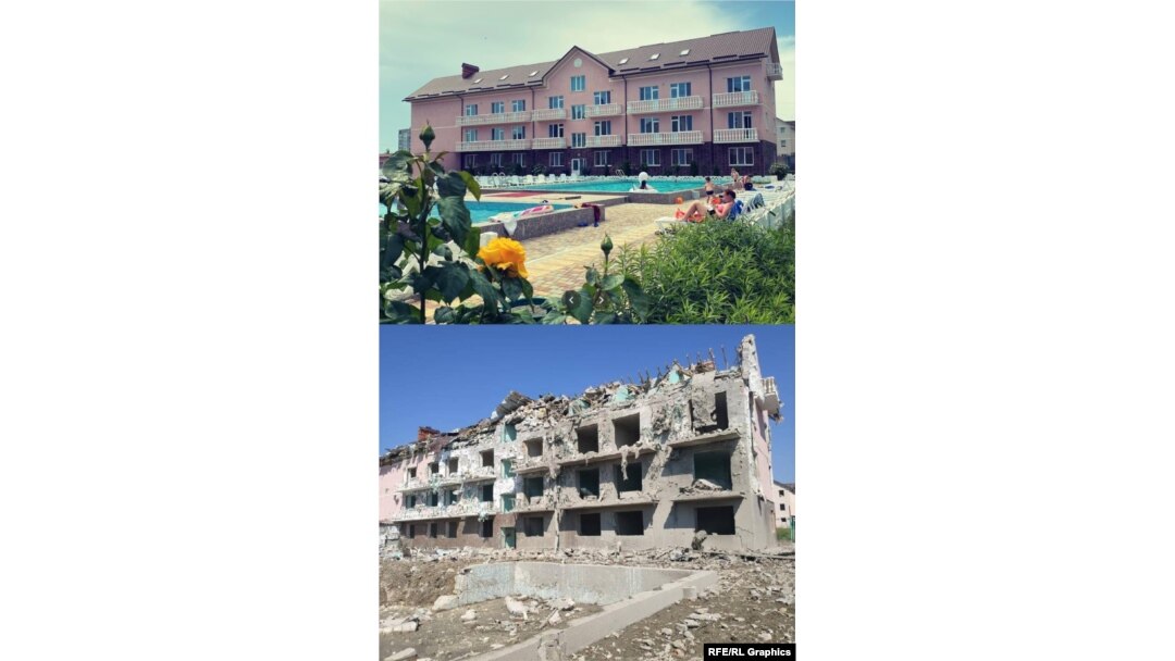 Geolocalizare a unuia dintre atacurile de vineri, 1 iulie 2022, din Sergheevca, regiunea Odesa.