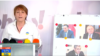 ელენე ხოშტარია ბრიფინგზე