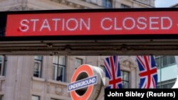 Zatvorene stanice prvog dana nacionalnog štrajka u Londonu, 21. juna 2022. 