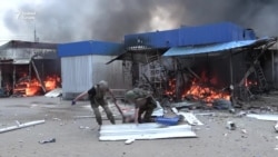 Ukrán város piacát lőtte az orosz hadsereg