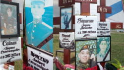 Могилы российских военных в Краснодарском крае, коллаж