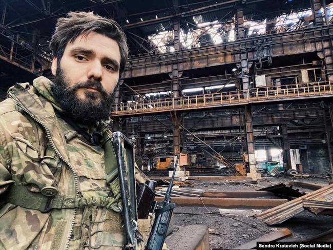 Богдан «Тавр» Кротевич під час оборони «Азовсталі»