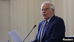 EU foreign policy chief Josep Borrell ashed out at critics claiming that sanctions were counterproductive and hurt the EU more than Russia. (file photo)