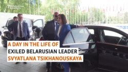 A Day In The Life Of Exiled Belarusian Leader Svyatlana Tsikhanouskaya