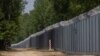 The wall at the Polish-Belarusian border stretches for 186 kilometers. (file photo)