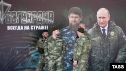 военнослужащих и сотрудников Росгвардии в Чечне, 20 июня 2022 года. Иллюстративное фото