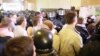 WATCH: Tear Gas, Clashes At Lviv City Hall