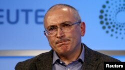 ЮКОС компаниясының бұрынғы басшысы, "Открытая Россия" ұйымын құрған опозициялық тұлға Михаил Ходорковский.