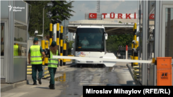 Пограничный переход Капитан-Андреево на границе Болгарии и Турции