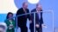 Орусиянын президенти Владимир Путин, Казакстандын президенти Касым-Жомарт Токаев жана RT телеканалынын башкы редактору Маргарита Симоньян, Санкт-Петербург, 17-июнь 2022-жыл.