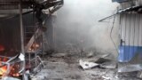 Deadly Russian Strike Hits Market In Eastern Ukraine's Slovyansk video grab 4