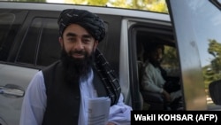 ذبیح الله مجاهد، سخنگوی حکومت طالبان