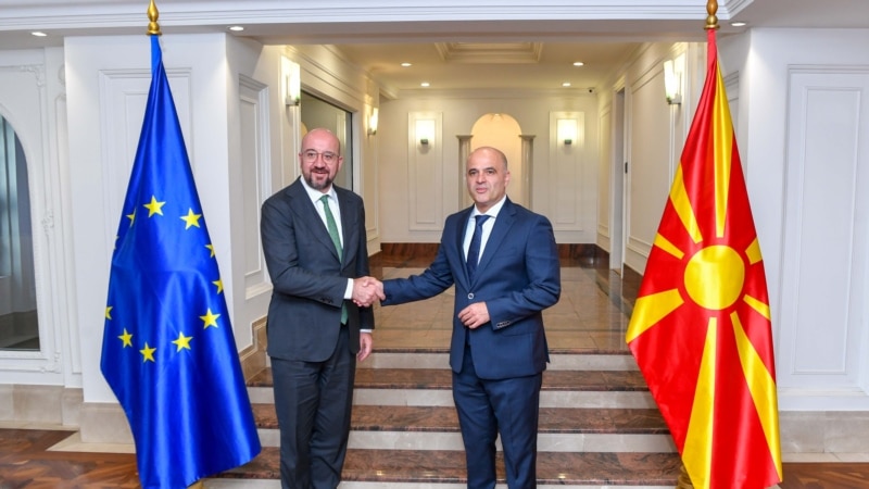 Michel: Propozimi francez e respekton diskutimin për gjuhën maqedonase 