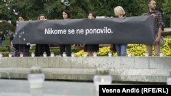 Sećanje na žrtve srebreničkog genocida u Beogradu