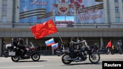 A Vlagyimir Putyin elnökkel szoros kapcsolatban álló Éjszakai Farkasok motoros klubnak állítólag több mint ötezer tagja van Oroszország-szerte, és számos más országban, köztük Bulgáriában is vannak fiókszervezetei (archív fotó)