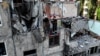 ساختمانی مسکونی در شهر میکولایف که در حملات روسیه ویران شده است