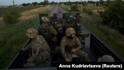 Українські військові під Миколаєвом у червні 2022 року