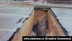 Обрушение моста в Симферополе, июнь 2022 года