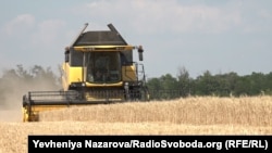 Збір врожаю озимої пшениці у Запорізькому районі Запорізької області. 5 липня 2022 року
