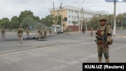 Нукус после протестов. 3 июля 2022 года 