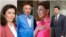 Aliya Nazarbaeva (youngest daughter of former Kazakh President Nursultan Nazarbaev), Bolat Nazarbaev (the ex-president's younger brother), Darigha Nazarbaeva (Nazarbaev's oldest daughter), and Qairat Satybaldy (Nazarbaev's nephew)
