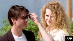  Том Круз с втората си брачна половинка Никол Кидман, 18 май 1992 година 