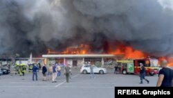 ТЦ Амстор, Кременчуг - скриншот из видео в телеграме